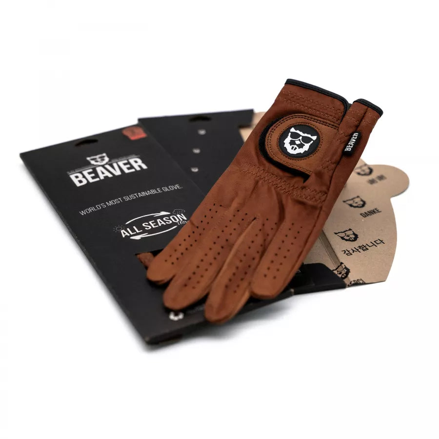 BEAVER Golf – All Season Ultra -golfhanska, ruskea